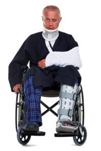Boca Law - accident victim on wheelchair